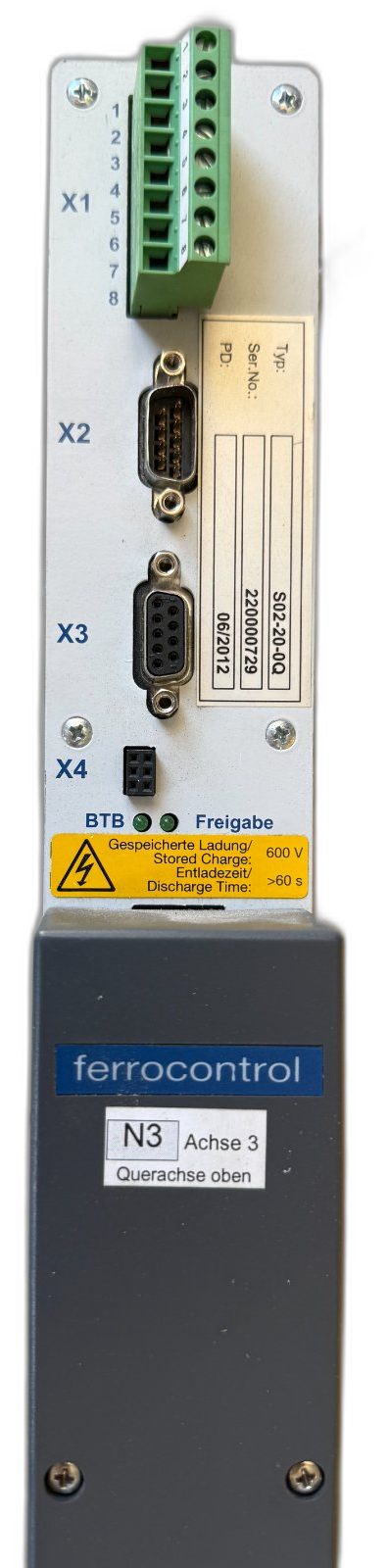 Ferrocontrol S02-20-0Q – Variateur axe servo