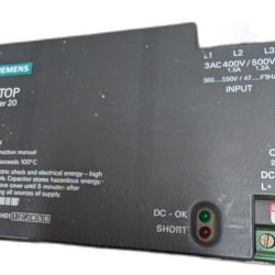 Siemens SITOP Power 20 - Alimentation stabilisée 24V/20A
