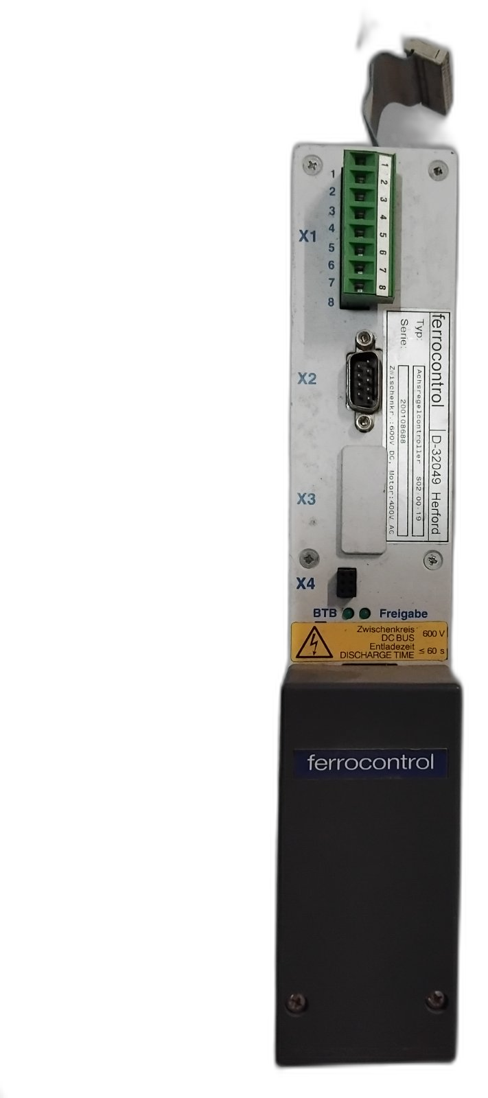 Ferrocontrol S02-00-19 – Contrôleur d’axe numérique / Servoamplificateur 600 VDC / 400 VAC