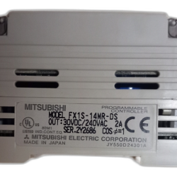 Mitsubishi FX1S-14MR-DS – Automate Programmable Compact 14 E/S, Alimentation 24V DC, Sorties Relais