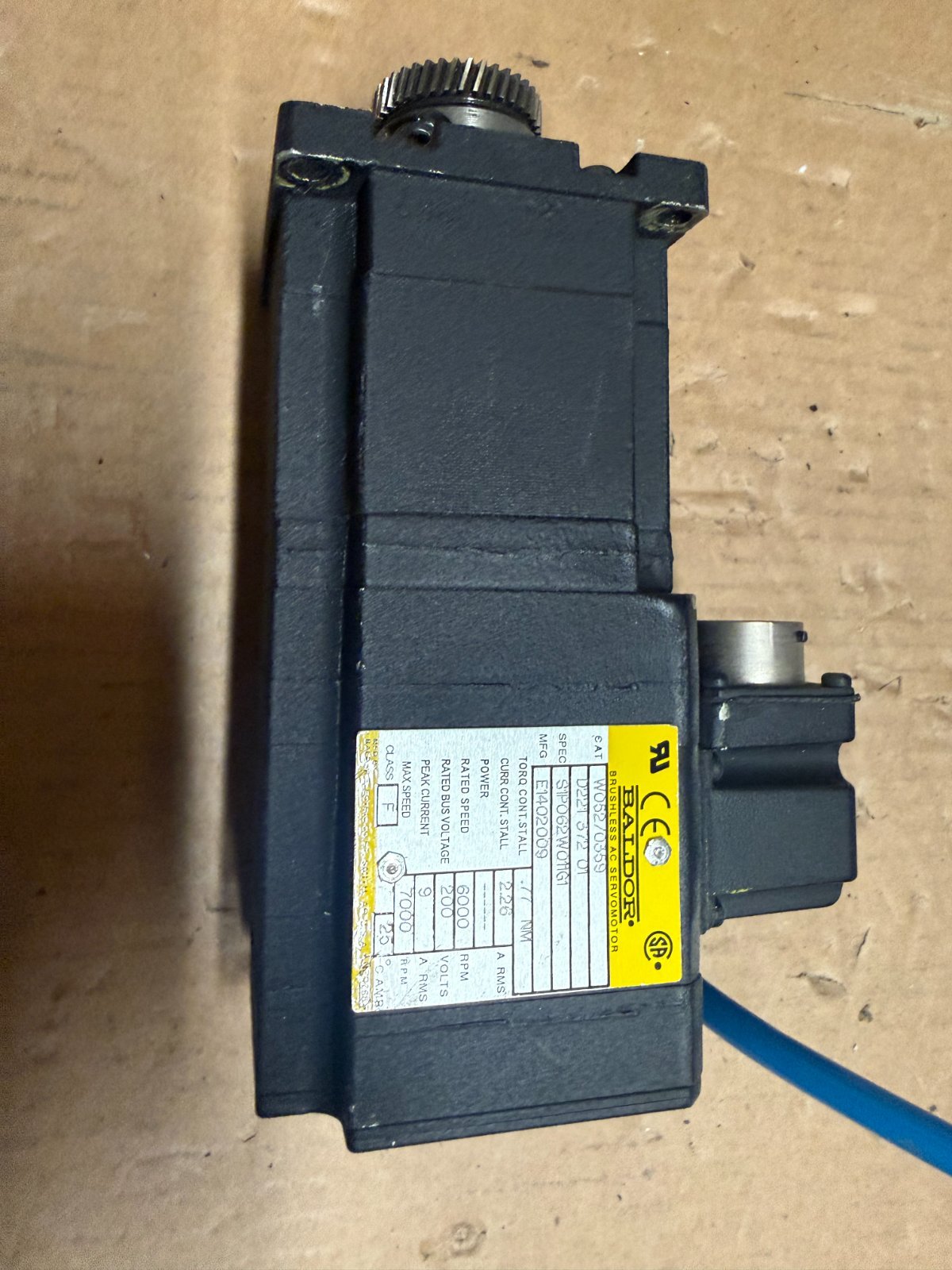 Baldor BSM63N-375AA – Servomoteur AC sans balais